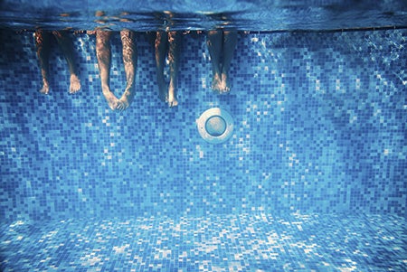 feet in the pool